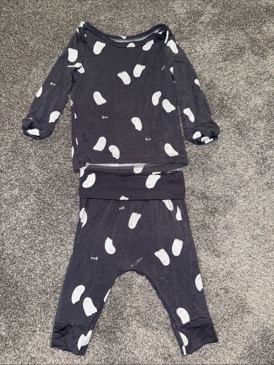 Carter's Other - Carter's Black Pajama Set with White Ghost Print
